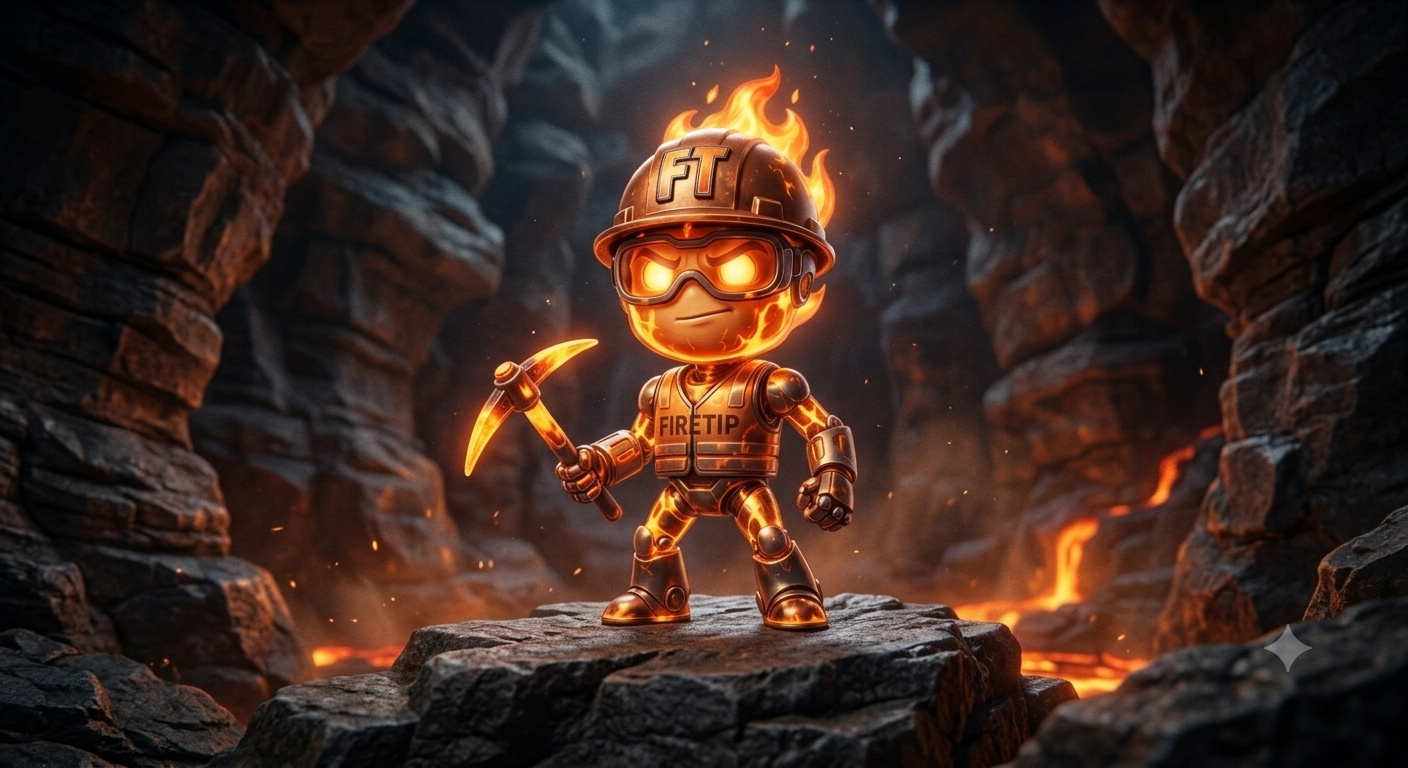 Firetip Mascot Logo