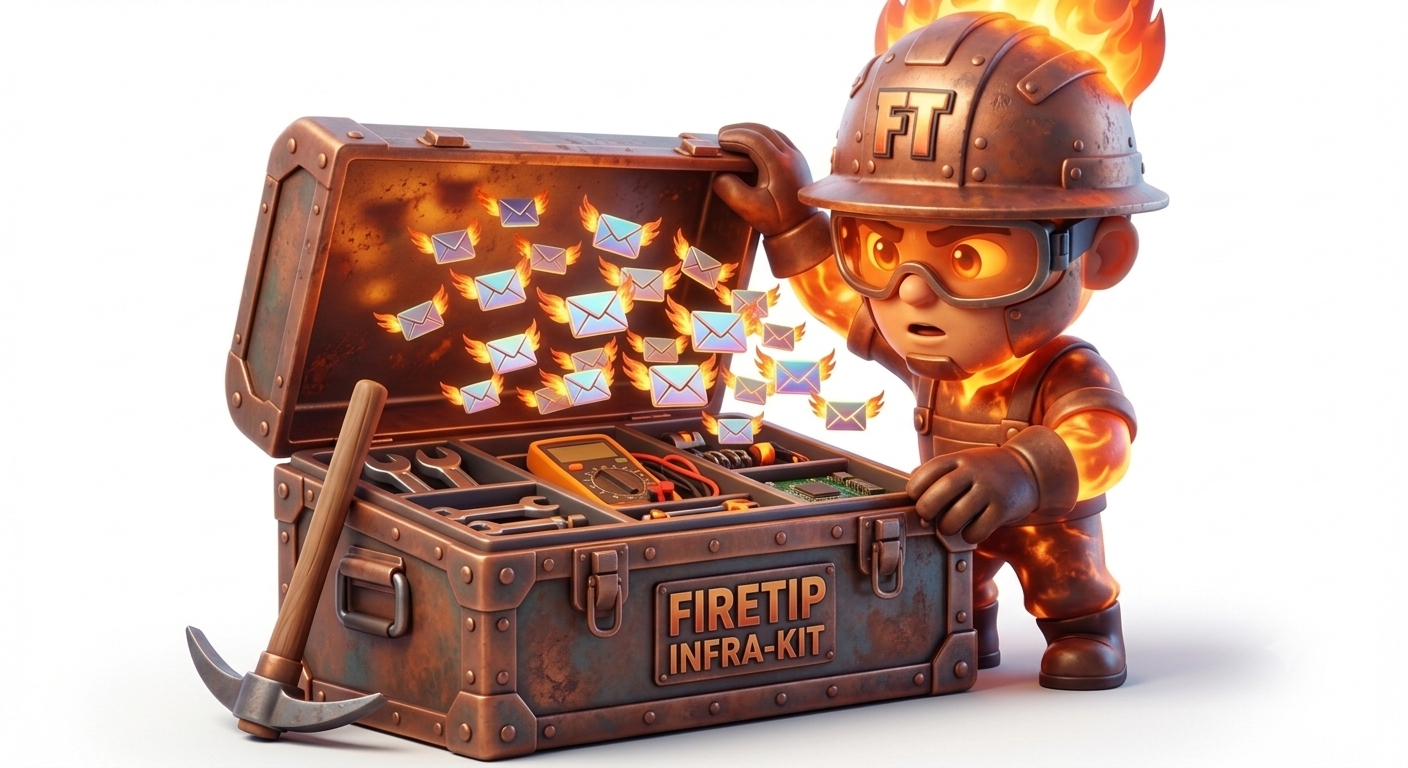 Firetip Mascot Logo